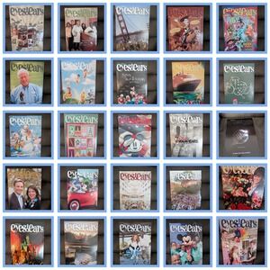 Lot of 25 Walt Disney World Eyes & Ears Cast Member Newsletters 2008 Vintage